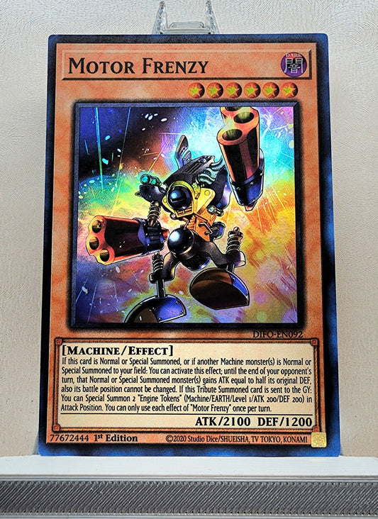 Yugioh! 1x Motor Frenzy (DIFO - Super Rare) 1st Edition