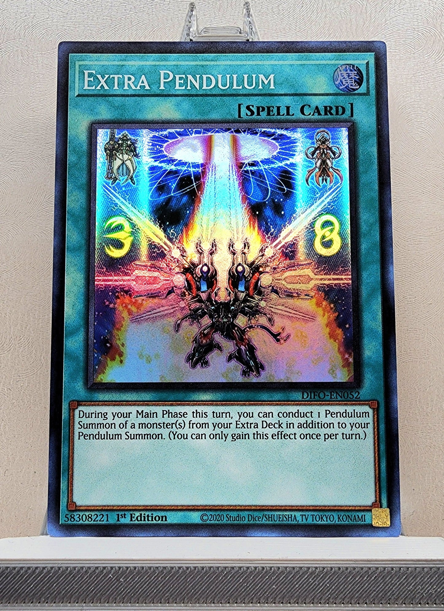 Yugioh! 1x Extra Pendulum (DIFO - Super Rare) 1st Edition