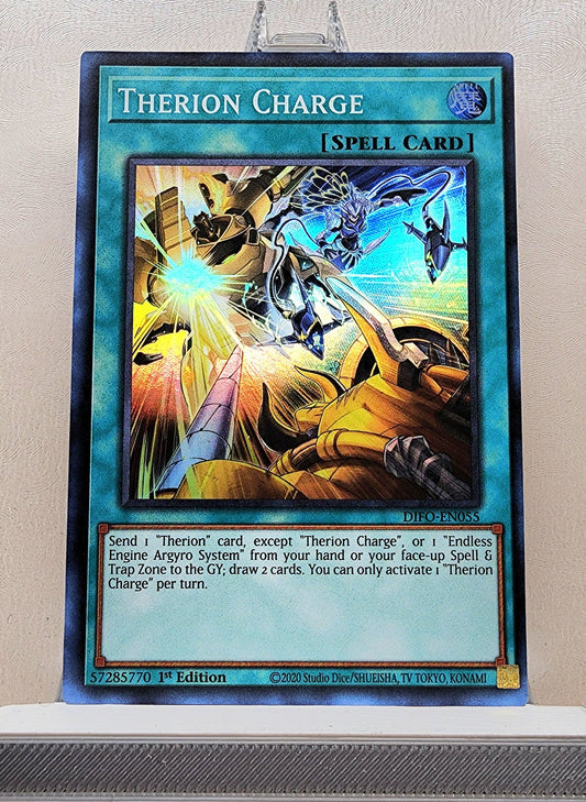 Yugioh! 1x Therion Charge (DIFO - Super Rare) 1st Edition