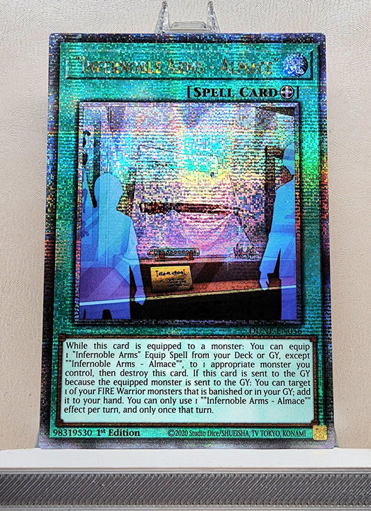 Yugioh! 1x Infernoble Arms - Almace (DUNE - Quarter Century Secret Rare) 1st Edition