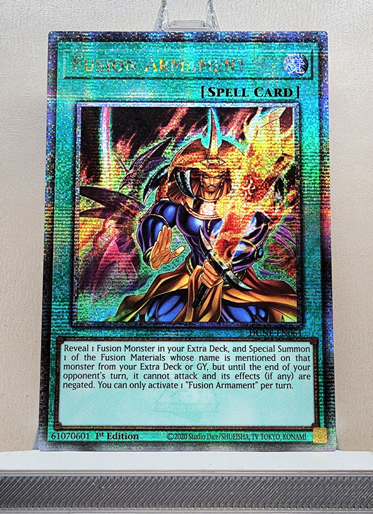 Yugioh! 1x Fusion Armament (DUNE - Quarter Century Secret Rare) 1st Edition