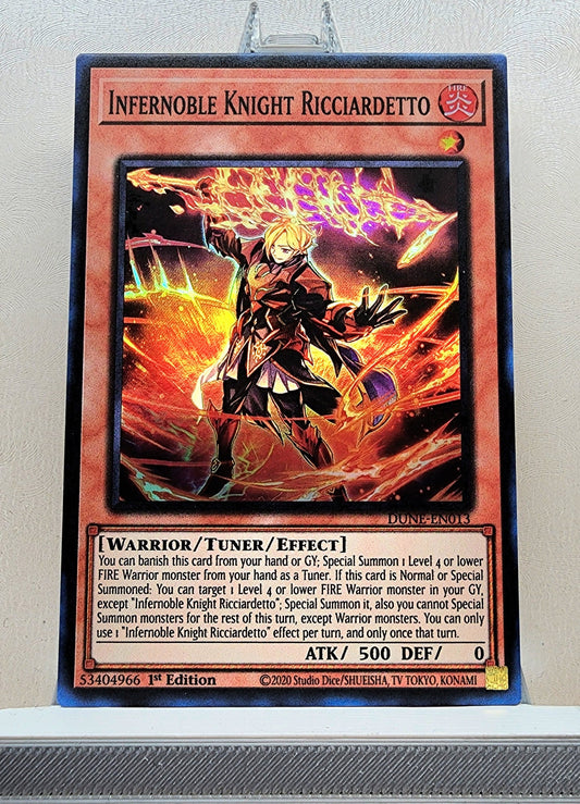 Yugioh! 1x Infernoble Knight Ricciardetto (DUNE - Super Rare) 1st Edition