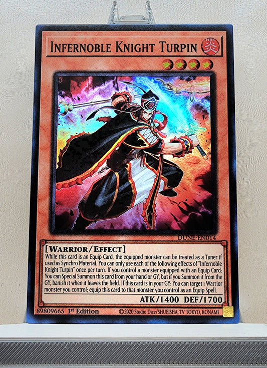 Yugioh! 1x Infernoble Knight Turpin (DUNE - Super Rare) 1st Edition