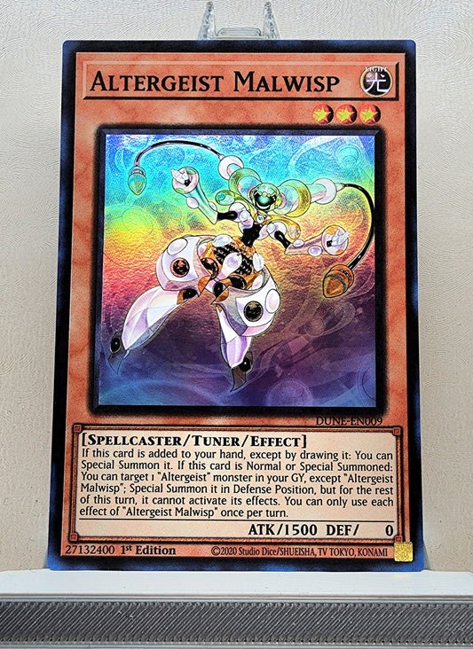 Yugioh! 1x Altergeist Malwisp (DUNE - Super Rare) 1st Edition