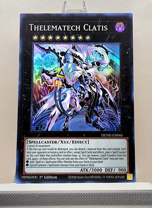 Yugioh! 1x Thelematech Clatis (DUNE - Super Rare) 1st Edition