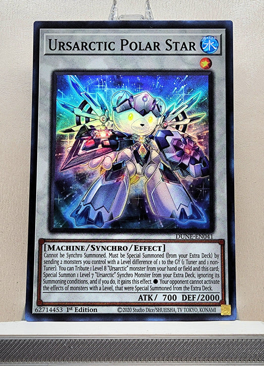 Yugioh! 1x Ursarctic Polar Star (DUNE - Super Rare) 1st Edition