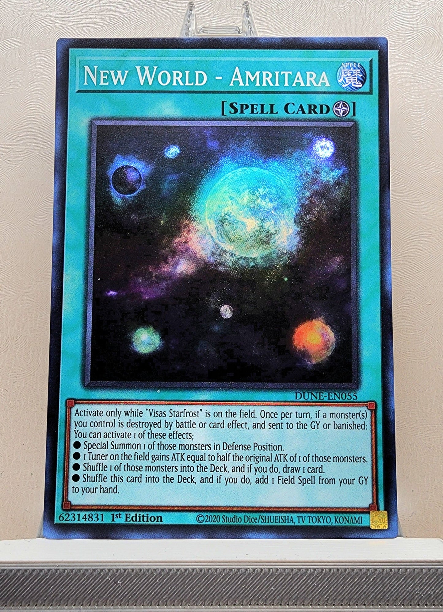 Yugioh! 1x New World - Amritara (DUNE - Super Rare) 1st Edition