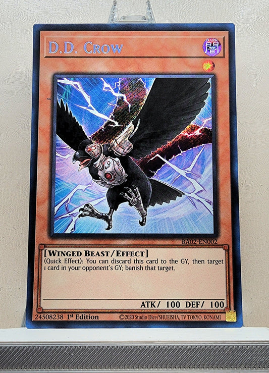 Yugioh! 1x D.D. Crow (RA02 - Secret Rare) 1st Edition