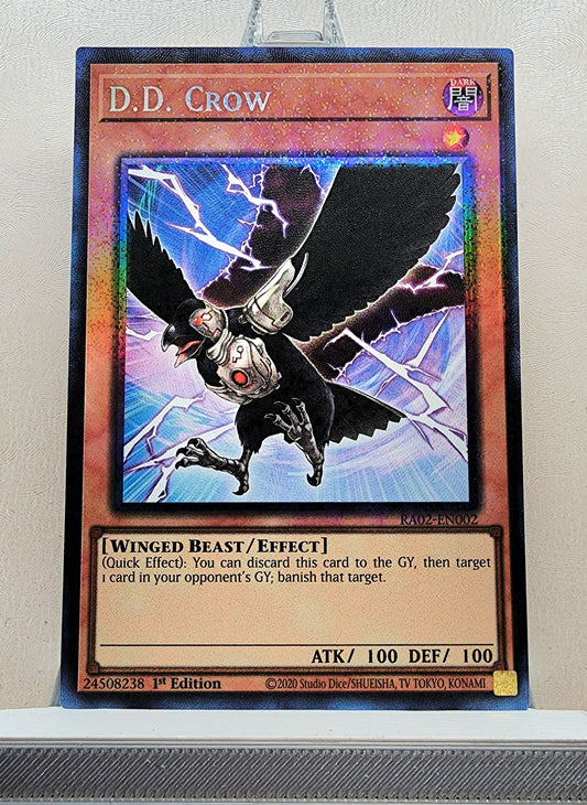 Yugioh! 1x D.D. Crow (RA02 - Prismatic Collectors Rare) 1st Edition