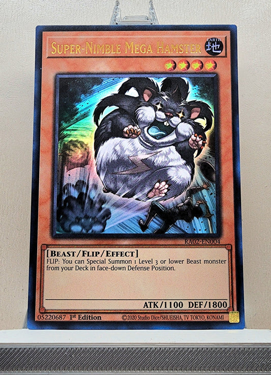 Yugioh! 1x Super-Nimble Mega Hamster (RA02 - Ultra Rare) 1st Edition