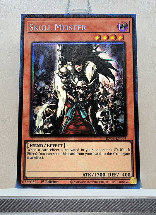 Yugioh! 1x Skull Meister (RA02 - Prismatic Collectors Rare) 1st Edition