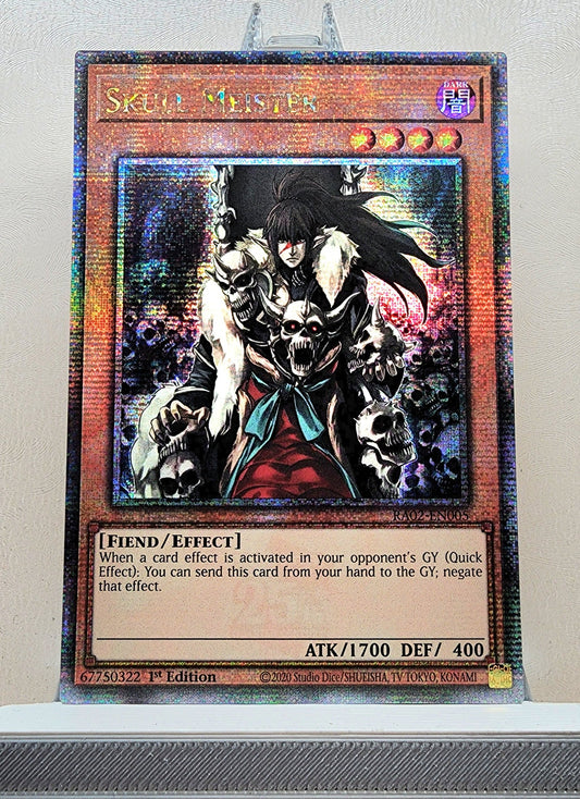 Yugioh! 1x Skull Meister (RA02 - Quarter Century Secret Rare) 1st Edition