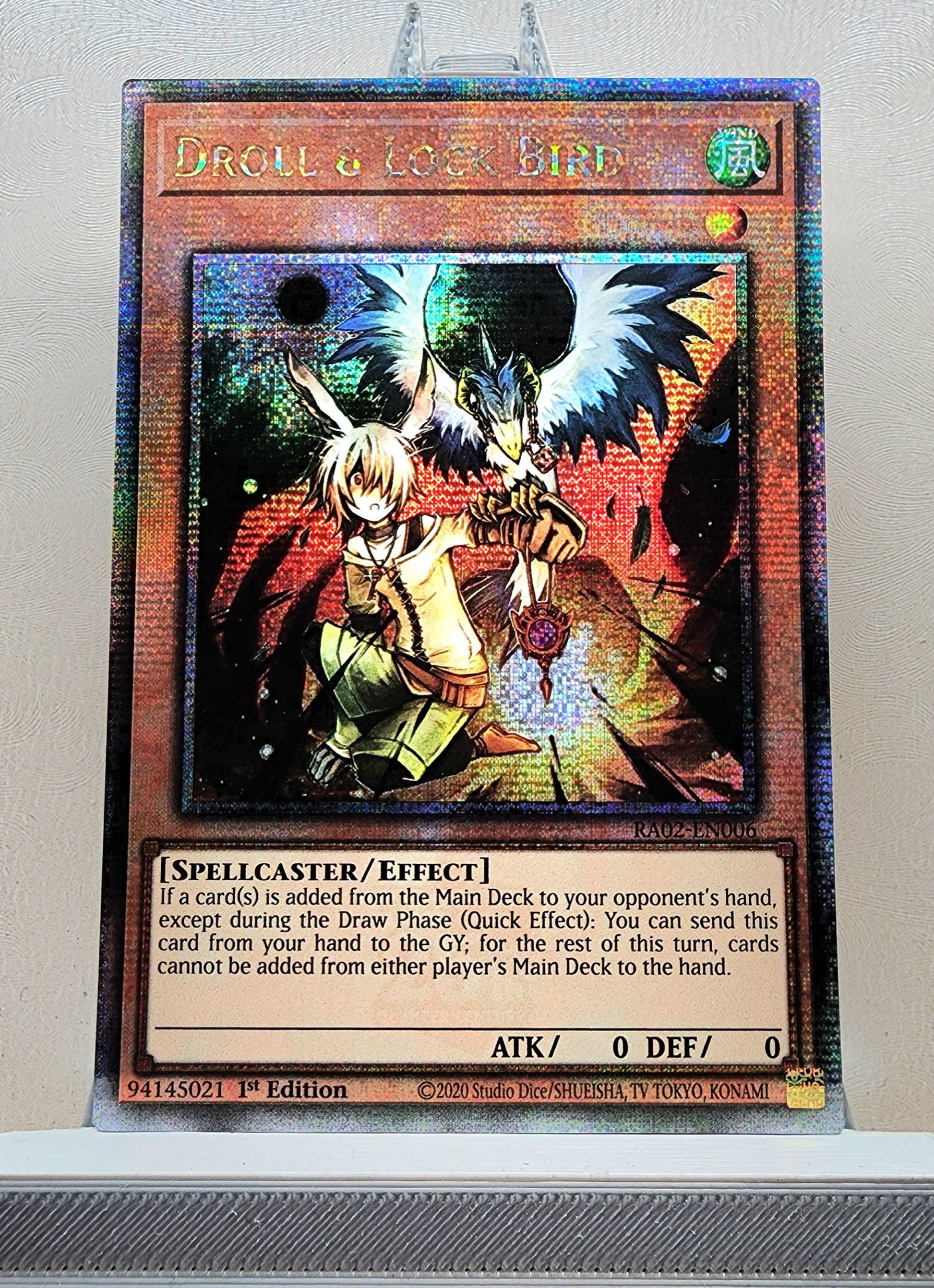 Yugioh! 1x Droll & Lock Bird (RA02