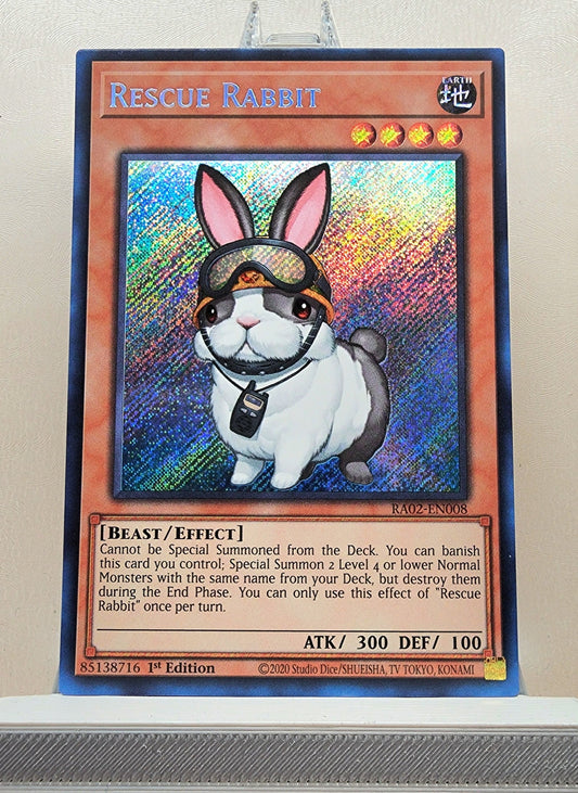 Yugioh! 1x Rescue Rabbit (RA02 - Secret Rare) 1st Edition