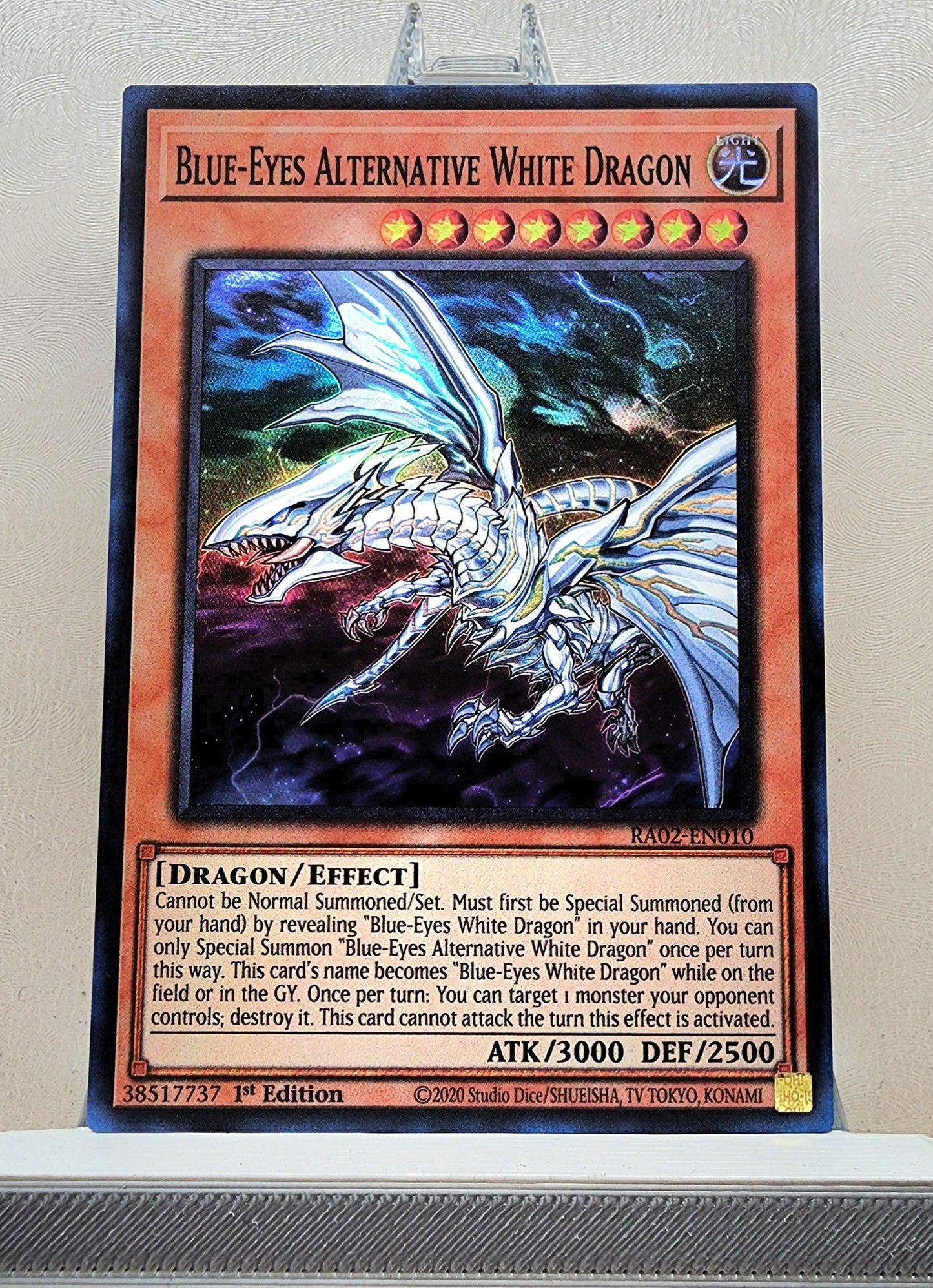 Yugioh! 1x Blue-Eyes Alternative White Dragon (RA02 - Super Rare) 1st Edition