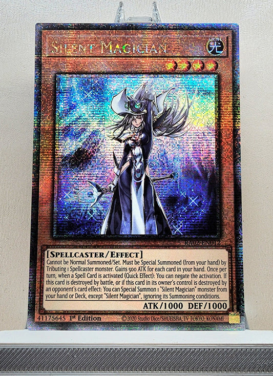 Yugioh! 1x Silent Magician (RA02 - Quarter Century Secret Rare) 1st Edition