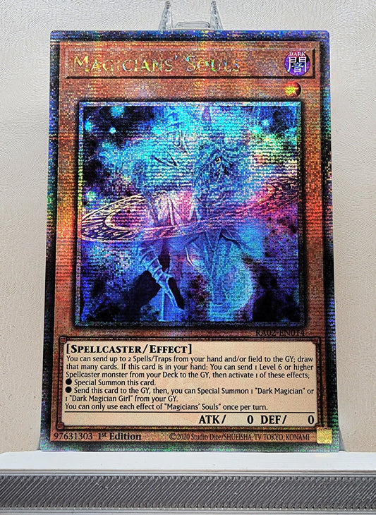 Yugioh! 1x Magicians' Souls (RA02 - Quarter Century Secret Rare) 1st Edition