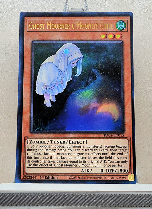 Yugioh! 1x Ghost Mourner & Moonlit Chill Alt Art (RA02 - Ultra Rare) 1st Edition