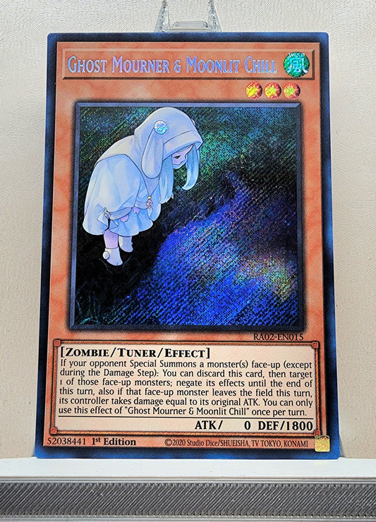 Yugioh! 1x Ghost Mourner & Moonlit Chill Alt Art (RA02 - Secret Rare) 1st Edition