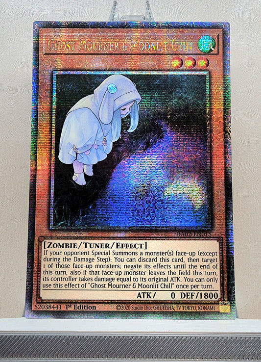 Yugioh! 1x Ghost Mourner & Moonlit Chill Alt Art (RA02 - Quarter Century Secret Rare) 1st Edition