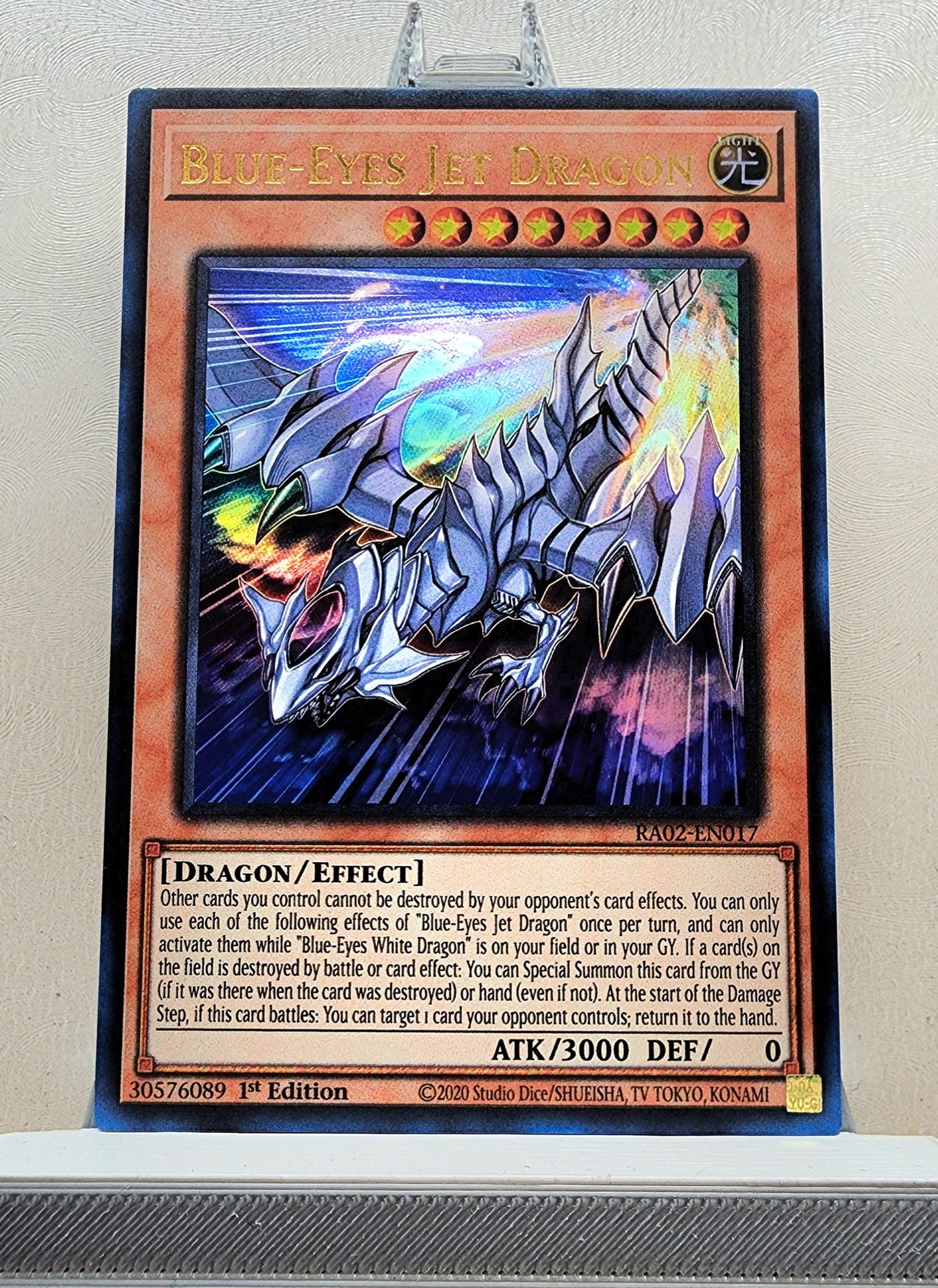 Yugioh! 1x Blue-Eyes Jet Dragon (RA02 - Ultra Rare) 1st Edition