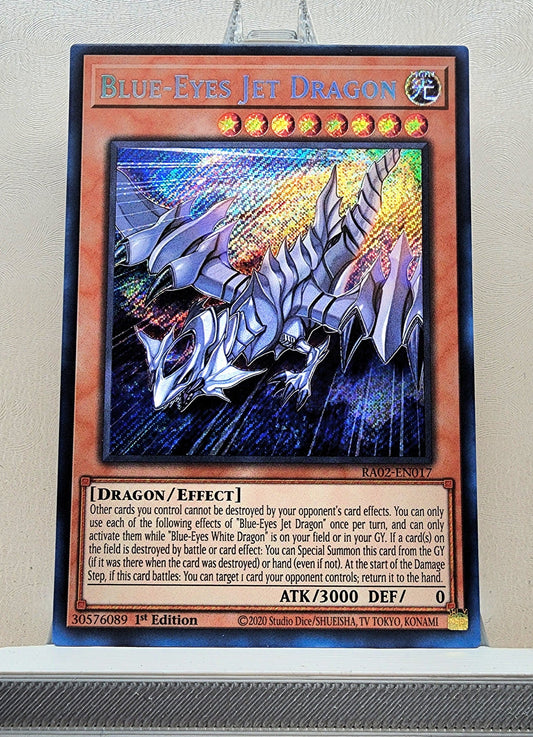 Yugioh! 1x Blue-Eyes Jet Dragon (RA02 - Secret Rare) 1st Edition