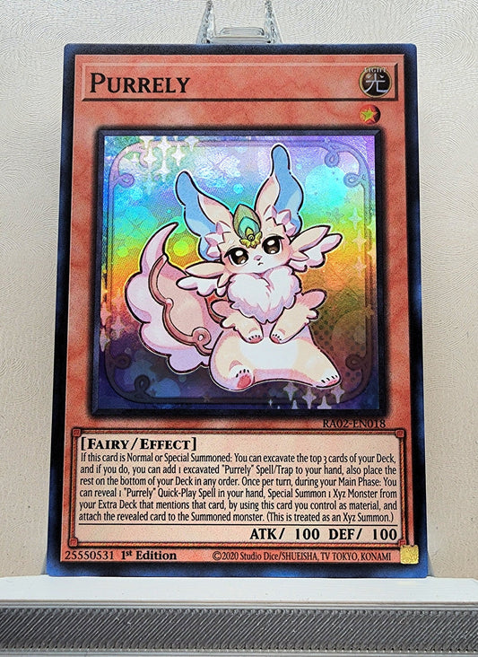 Yugioh! 1x Purrely (RA02 - Super Rare) 1st Edition