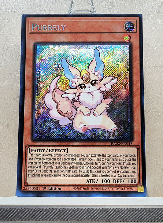 Yugioh! 1x Purrely (RA02 - Secret Rare) 1st Edition