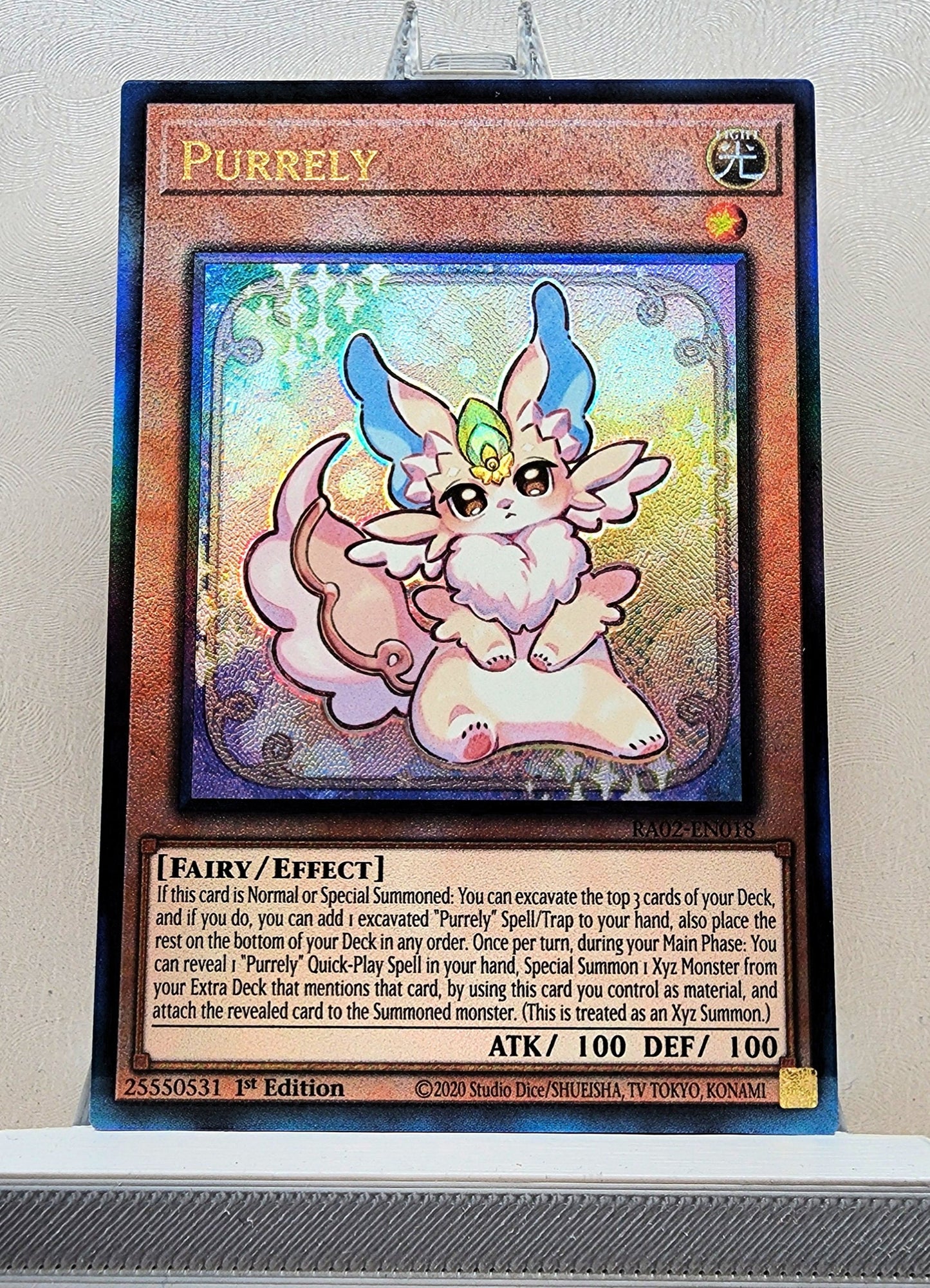 Yugioh! 1x Purrely (RA02 - Prismatic Ultimate Rare) 1st Edition