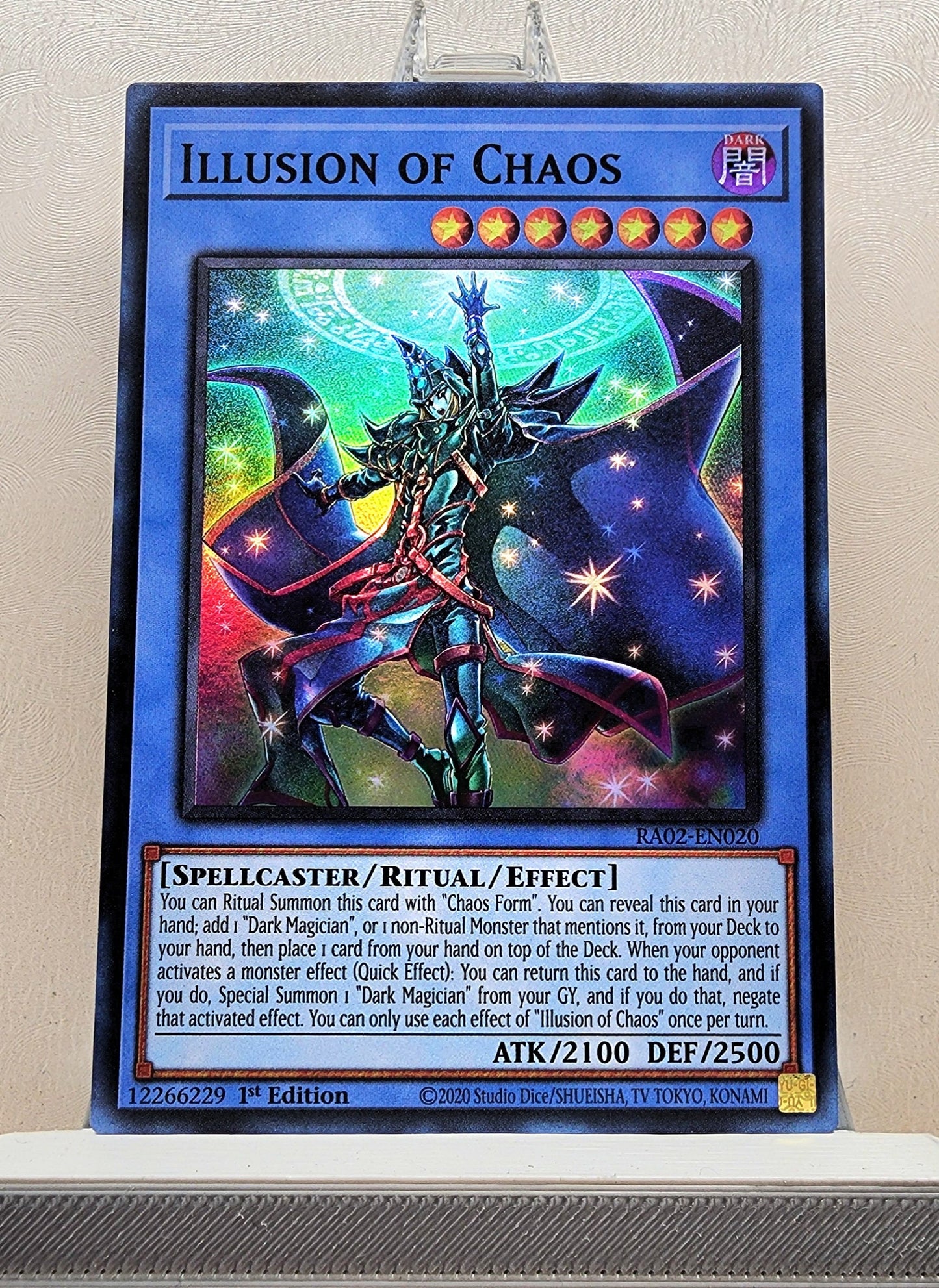 Yugioh! 1x Illusion of Chaos (RA02 - Super Rare) 1st Edition