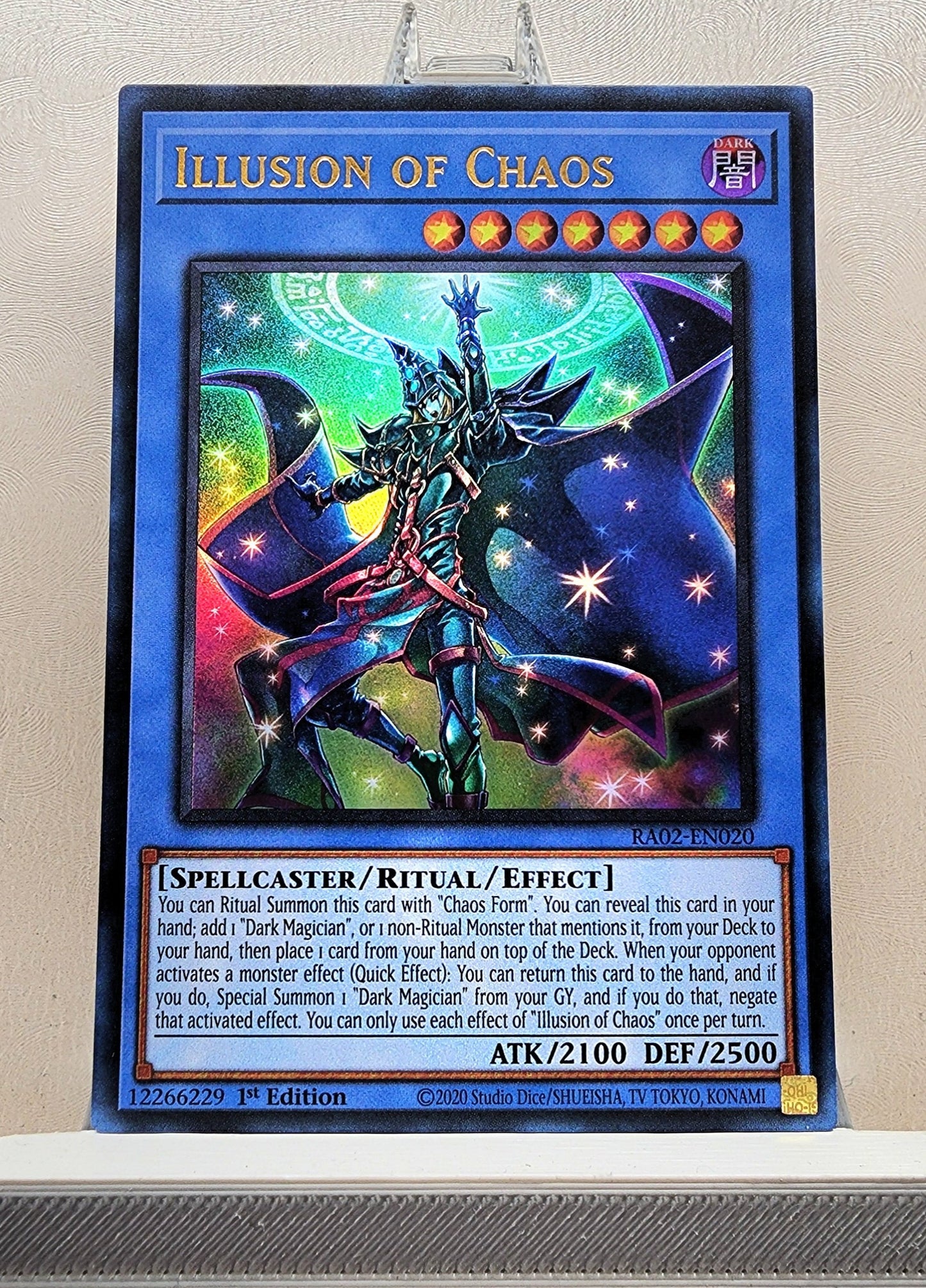 Yugioh! 1x Illusion of Chaos (RA02 - Ultra Rare) 1st Edition