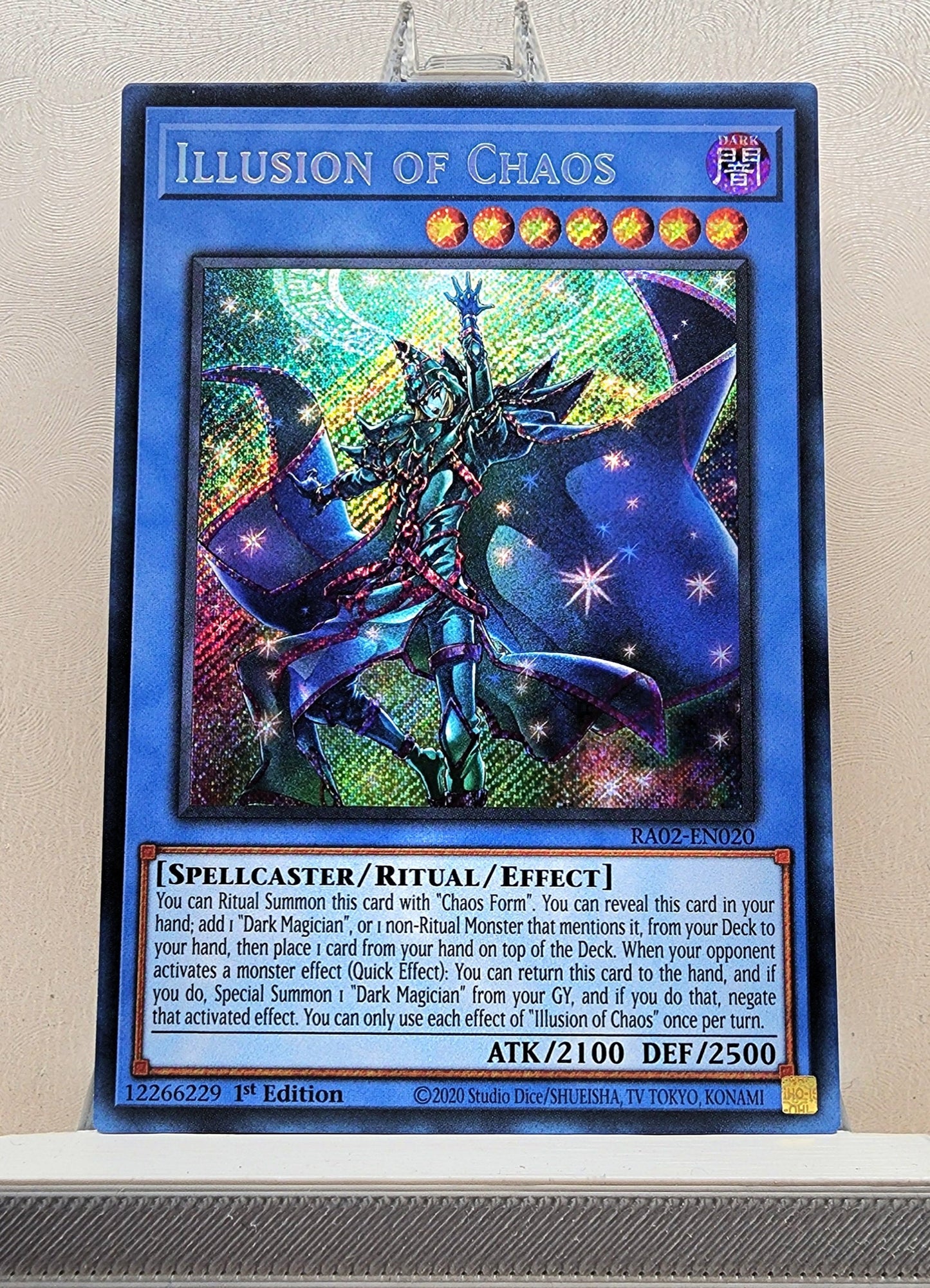 Yugioh! 1x Illusion of Chaos (RA02 - Secret Rare) 1st Edition