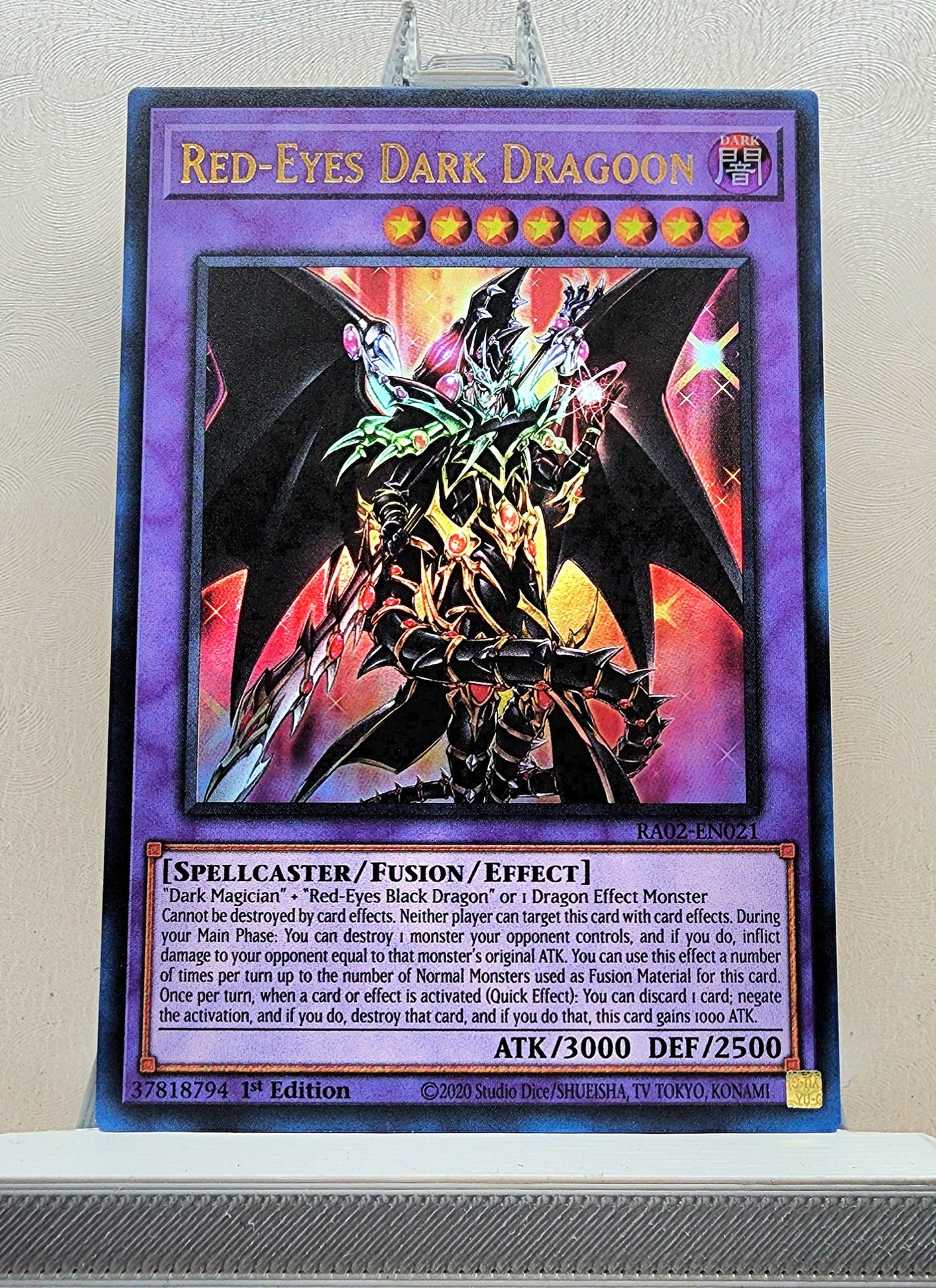 Yugioh! 1x Red-Eyes Dark Dragoon (RA02 - Ultra Rare) 1st Edition