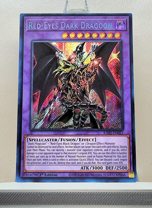 Yugioh! 1x Red-Eyes Dark Dragoon (RA02 - Secret Rare) 1st Edition