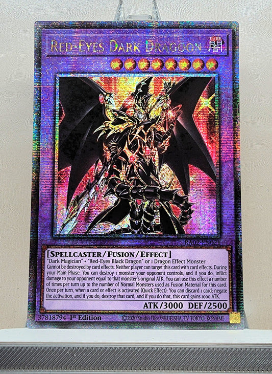 Yugioh! 1x Red-Eyes Dark Dragoon (RA02 - Quarter Century Secret Rare) 1st Edition