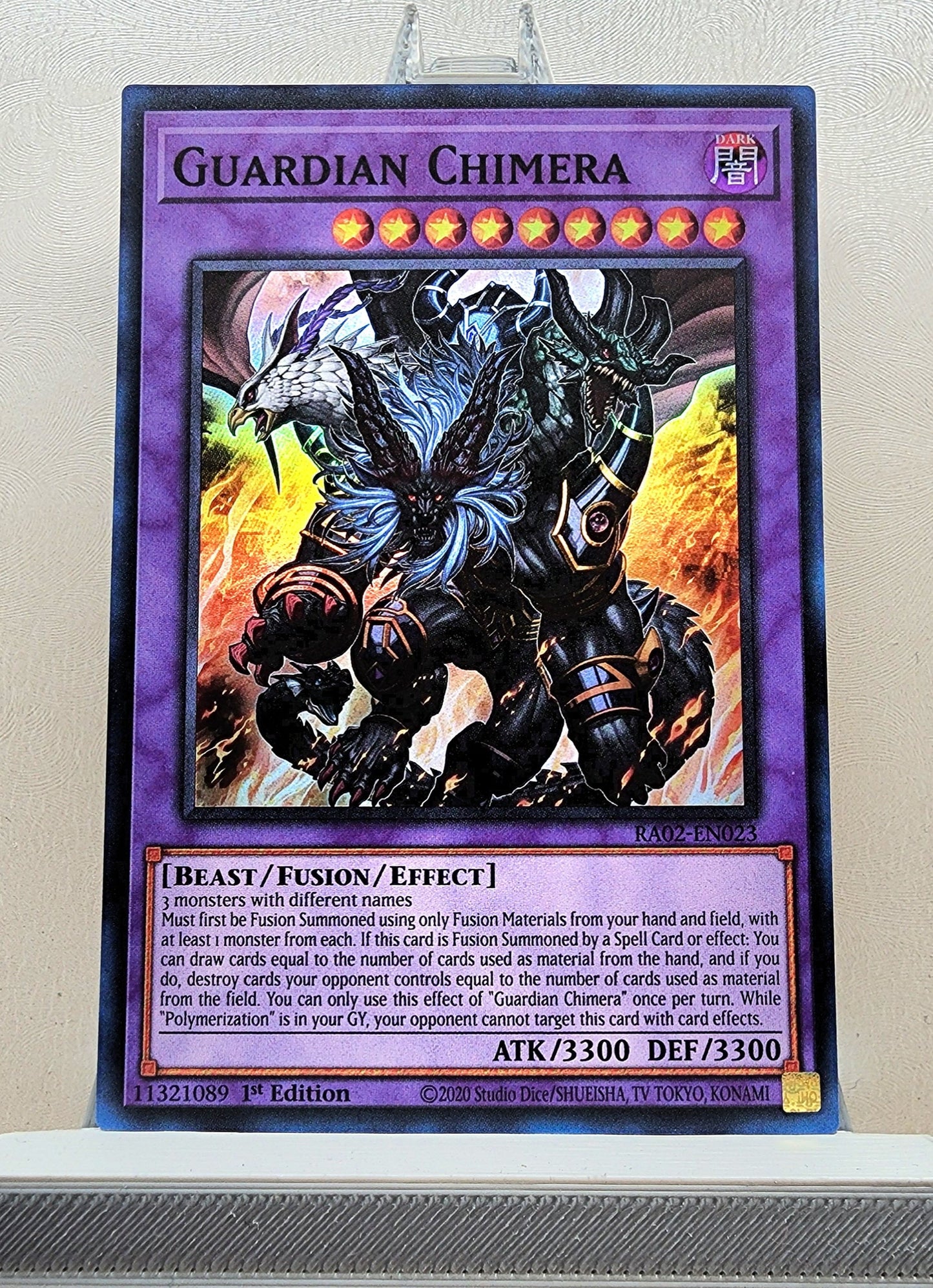 Yugioh! 1x Guardian Chimera (RA02 - Super Rare) 1st Edition