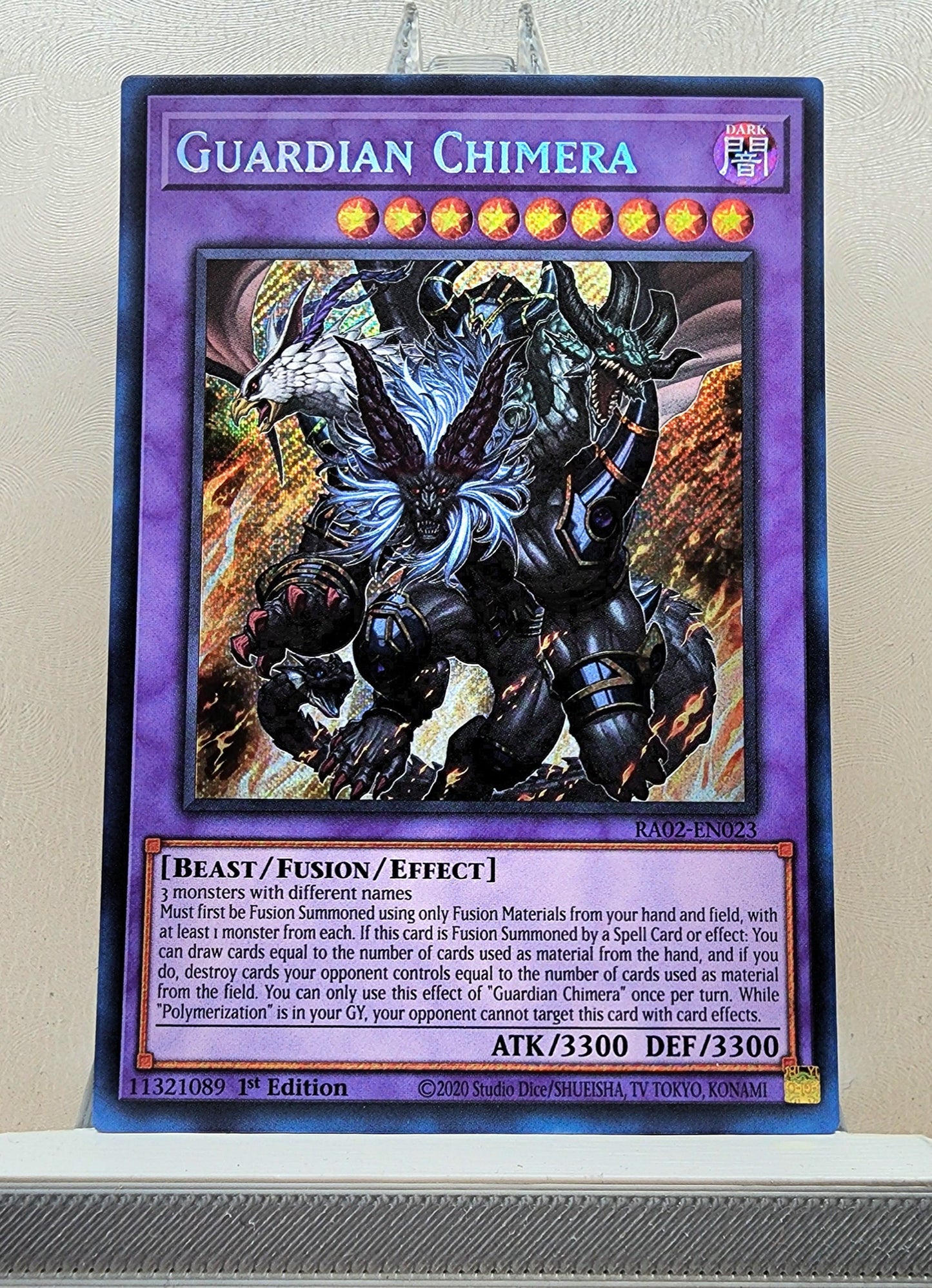 Yugioh! 1x Guardian Chimera (RA02 - Secret Rare) 1st Edition