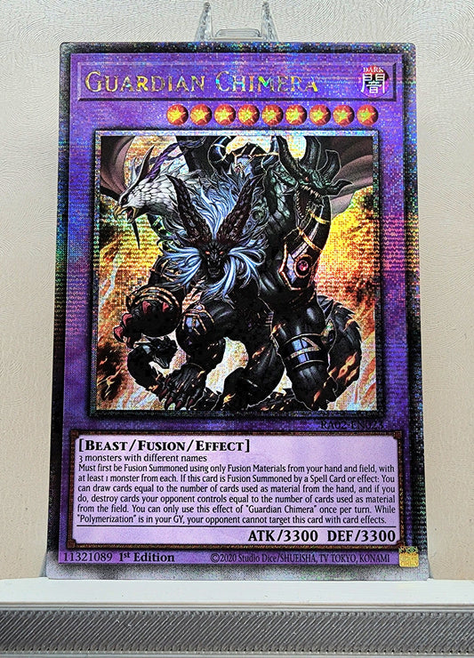 Yugioh! 1x Guardian Chimera (RA02 - Quarter Century Secret Rare) 1st Edition