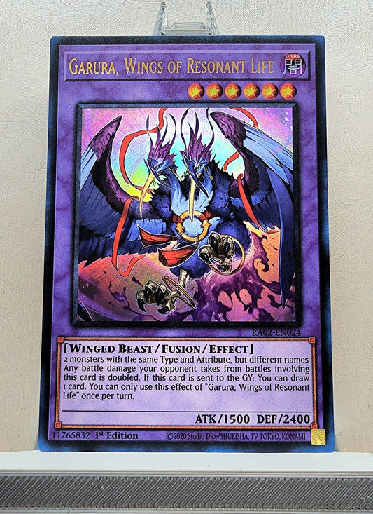 Yugioh! 1x Garura, Wings of Resonant Life (RA02 - Ultra Rare) 1st Edition