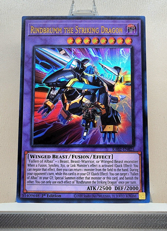 Yugioh! 1x Rindbrumm the Striking Dragon (RA02 - Ultra Rare) 1st Edition