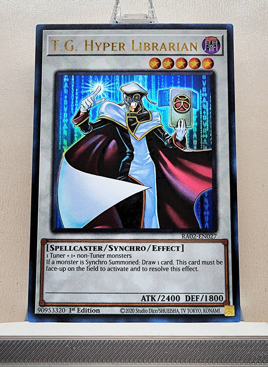 Yugioh! 1x T.G. Hyper Librarian (RA02 - Ultra Rare) 1st Edition