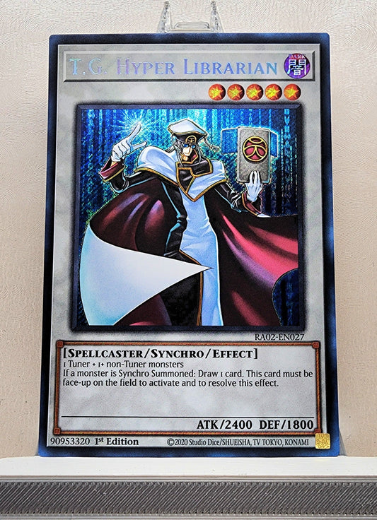 Yugioh! 1x T.G. Hyper Librarian (RA02 - Secret Rare) 1st Edition