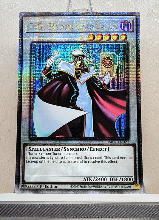 Yugioh! 1x T.G. Hyper Librarian (RA02 - Quarter Century Secret Rare) 1st Edition