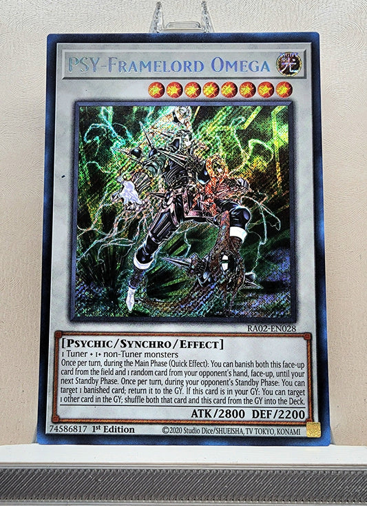 Yugioh! 1x PSY-Framelord Omega (RA02 - Secret Rare) 1st Edition