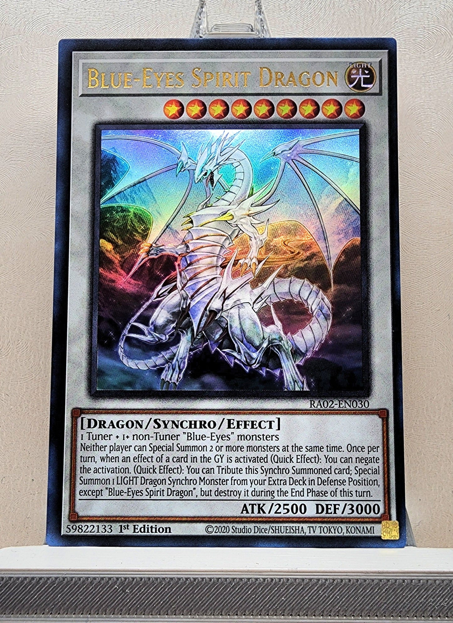 Yugioh! 1x Blue-Eyes Spirit Dragon (RA02 - Ultra Rare) 1st Edition