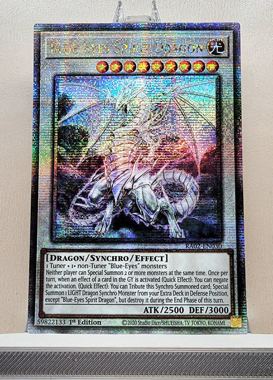 Yugioh! 1x Blue-Eyes Spirit Dragon (RA02 - Quarter Century Secret Rare) 1st Edition