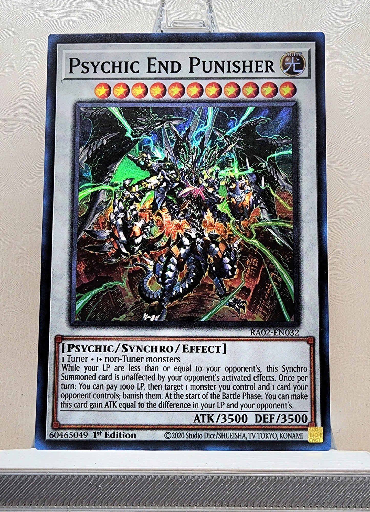 Yugioh! 1x Psychic End Punisher (RA02 - Super Rare) 1st Edition