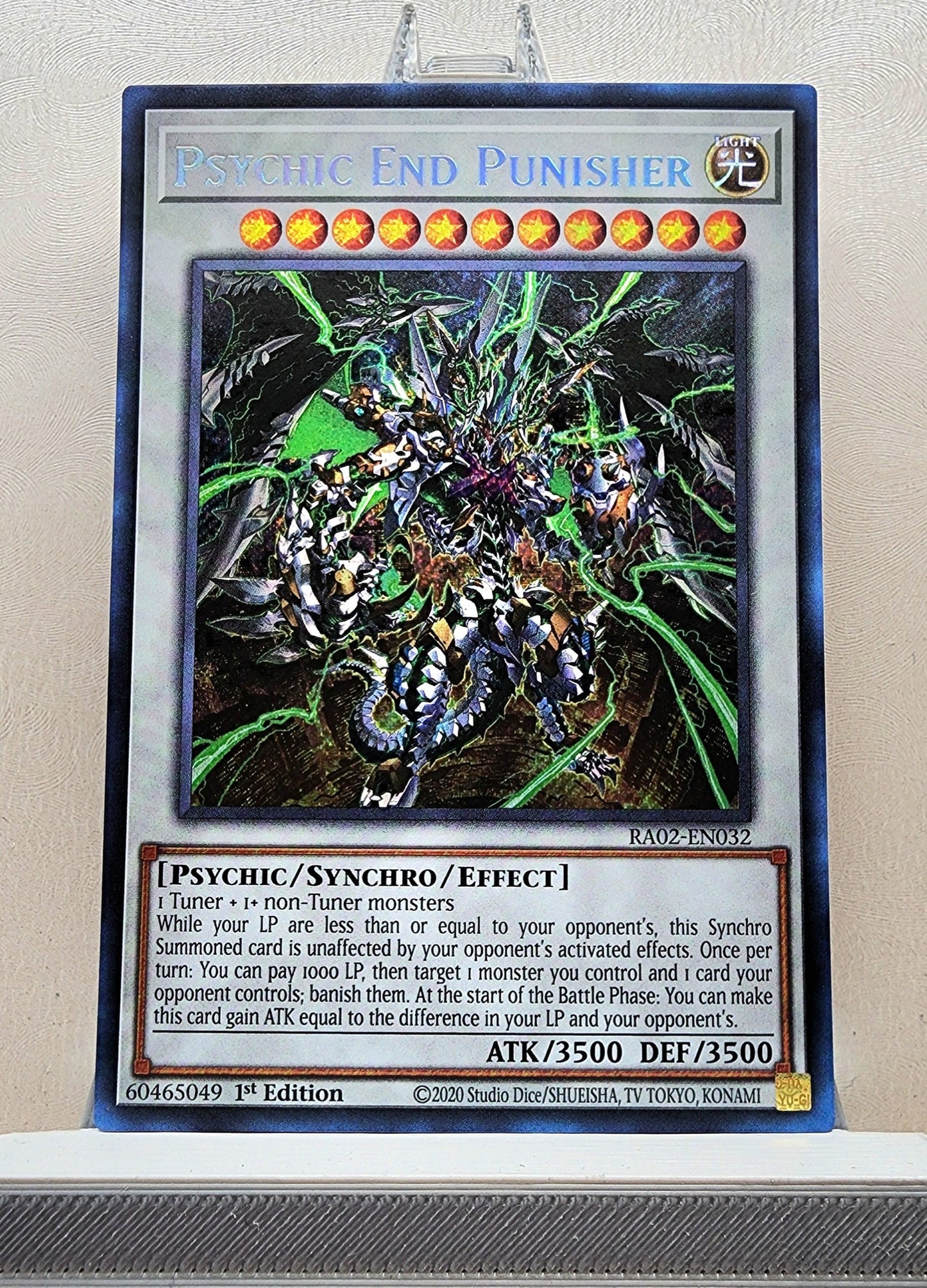 Yugioh! 1x Psychic End Punisher (RA02 - Secret Rare) 1st Edition