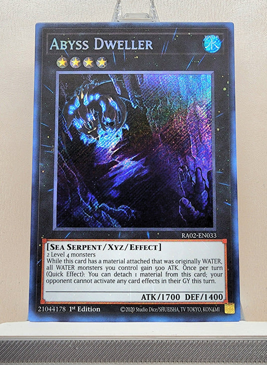 Yugioh! 1x Abyss Dweller (RA02 - Secret Rare) 1st Edition