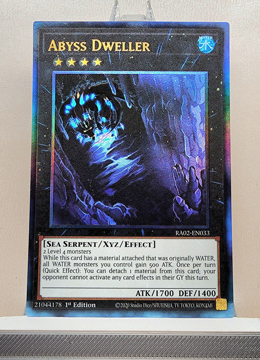 Yugioh! 1x Abyss Dweller (RA02 - Prismatic Ultimate Rare) 1st Edition